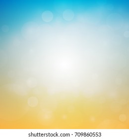 Summer time background with of a abstract color background.