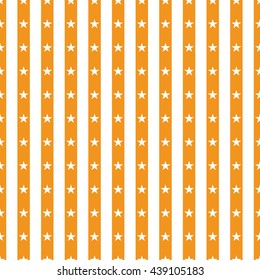 Summer time background with stars. Vector illustration glowing stars summer time background. Abstract seamless pattern summer background yellow stars design. Travel yellow seamless pattern.