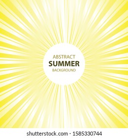 
Summer time background with text - illustration. Vector illustration of a glowing