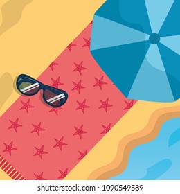 summer time beach