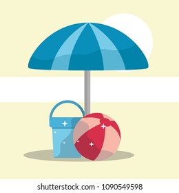 summer time beach