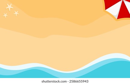 Summer time beach simple background. Summer sale background.