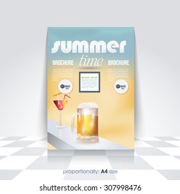 Summer Time Brochure, Flyer, Poster Template