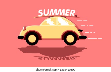 Summer time with car