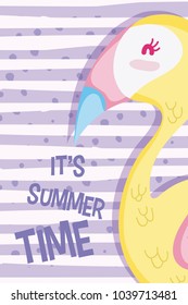 Its summer time card concept