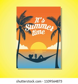 Its Summer Time Card Design
