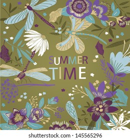 Summer Time Card Design