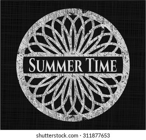 Emblema de tiza de verano