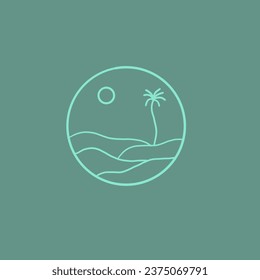 Summer time chill and tropical life