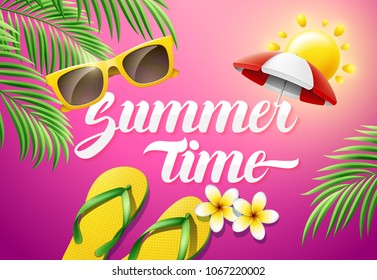 Summer Time Concept illustration