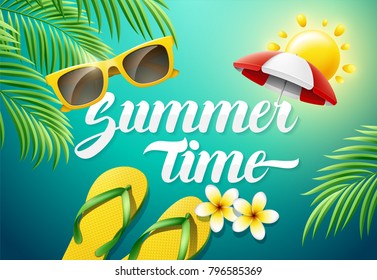 Summer Time concept illustration