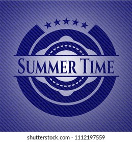 Summer Time denim background