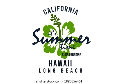 it's summer time design with flower