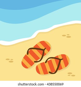 Summer time design. Vacation icon and beach concept. Vector illustration