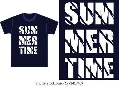 Summer time drawing / Vector illustration design for fashion graphics, slogan tees, prints, stickers and other uses.