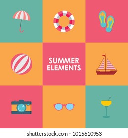 Summer time elements collection