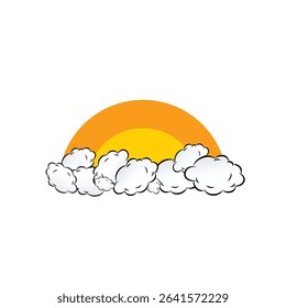 Summer time emblem or logo or label or t-shirt vector image