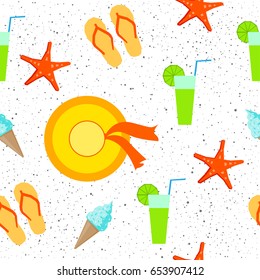 Summer time fun, party, rest, vacation theme for design card, invitation, bag pattern, textile fabric, garment, album, t shirt etc.