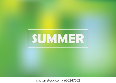 Summer time. Gradient blur background, abstract soft blurred texture of nature colors.