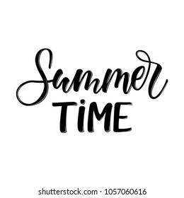 SUMMER TIME. HAND LETTERING