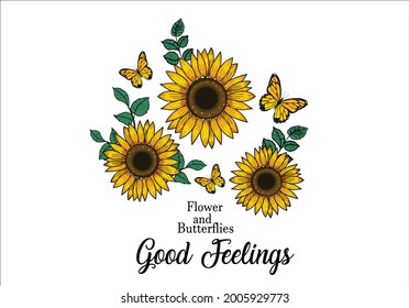 summer time happiness keep life simple ı love summer days lettering hand drawn vector art sun flower lettering hand drawn vector art sunflower keep life simple sunflower positive quote stationery