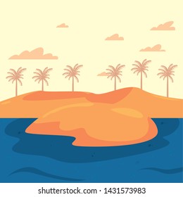 summer time holiday icon vector ilustration