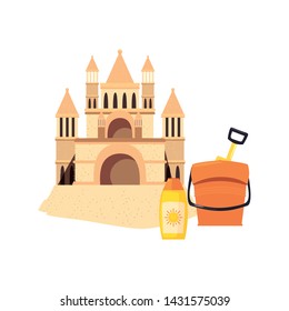 summer time holiday icon vector ilustration
