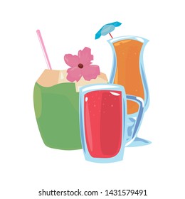 summer time holiday icon vector ilustration