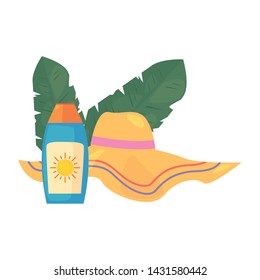summer time holiday icon vector ilustration
