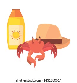 summer time holiday icon vector ilustration