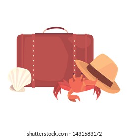 summer time holiday icon vector ilustration