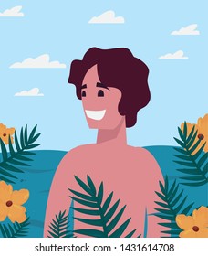 summer time holiday icon vector ilustration