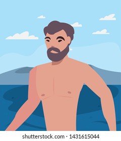 summer time holiday icon vector ilustration