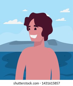 summer time holiday icon vector ilustration