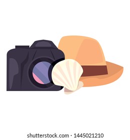 summer time holiday icon vector ilustration