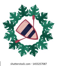 summer time holiday icon vector ilustration