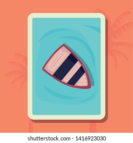 summer time holiday vector ilustration