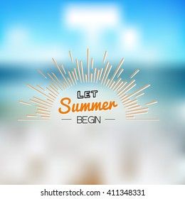 Summer Time holidays lettering logo Template. Vector Typographic Design Label. enjoy the Summer party, tropical paradise, sea, sunshine, weekend tour, beach vacation, adventure label