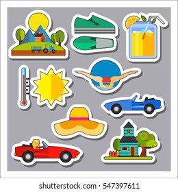 Summer Time Icon Set