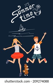Summer time - illustration 