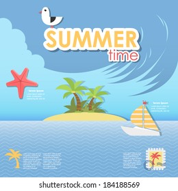 summer time infographic