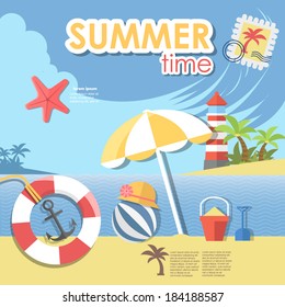 summer time infographic