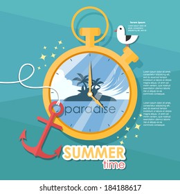 summer time infographic