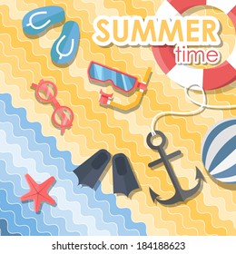 summer time infographic