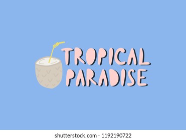 Summer time lettering.  Vector quote phrases illustration, trendy style. Handwritten modern lettering for cards, posters, t-shirts, etc. 