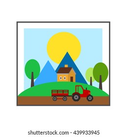 Summer Time Line Icon