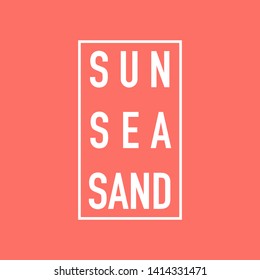 summer time motivation on living coral background vector