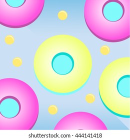 Summer time on Background pattern design
