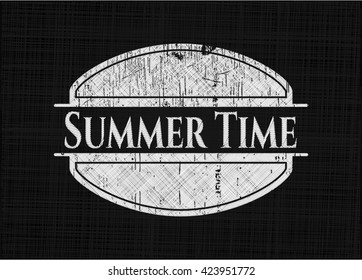Tiempo de verano en la pizarra