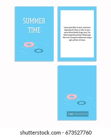 Summer time on the sea postcard